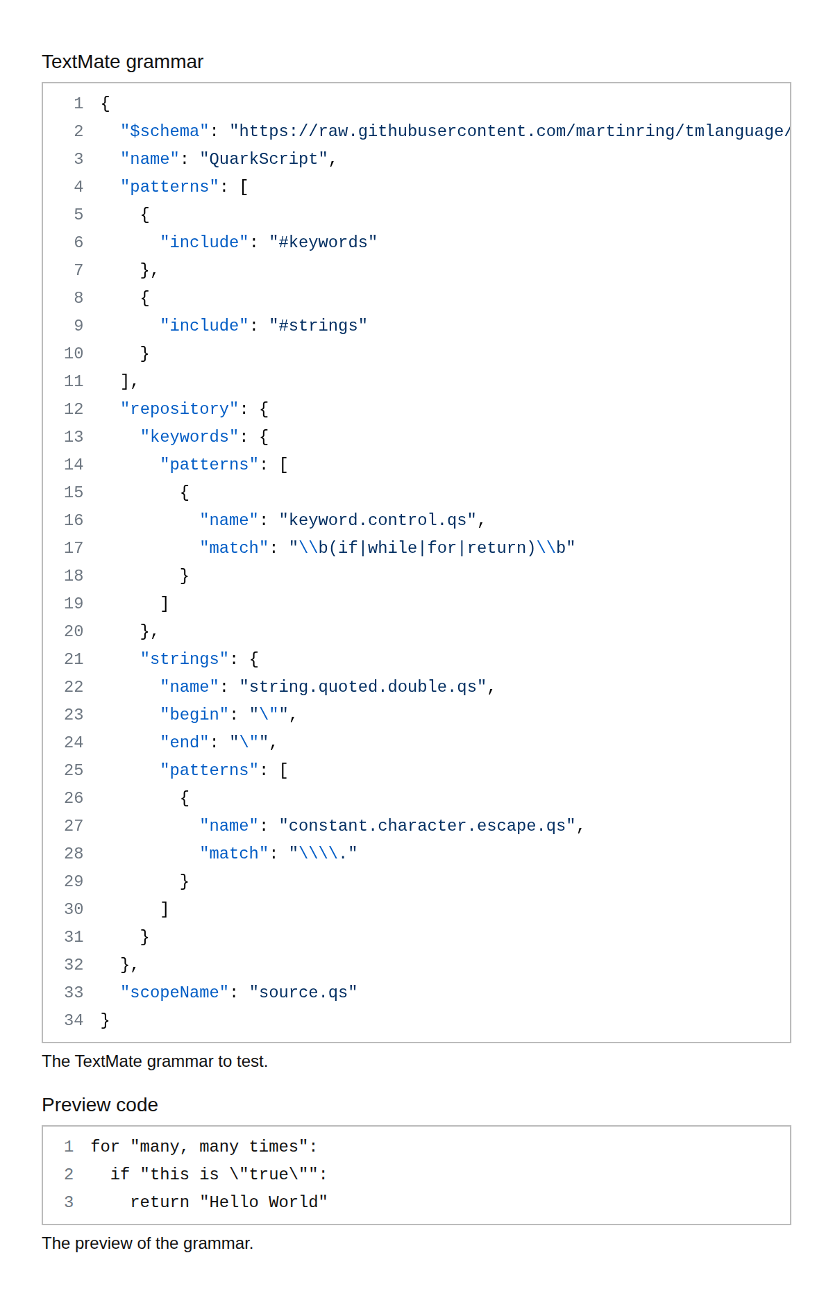 TextMate Grammar Testing Tool