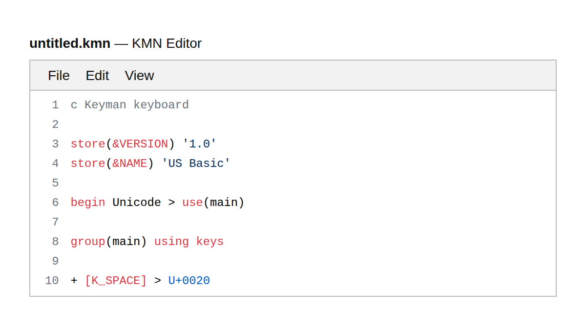 KMN Editor
