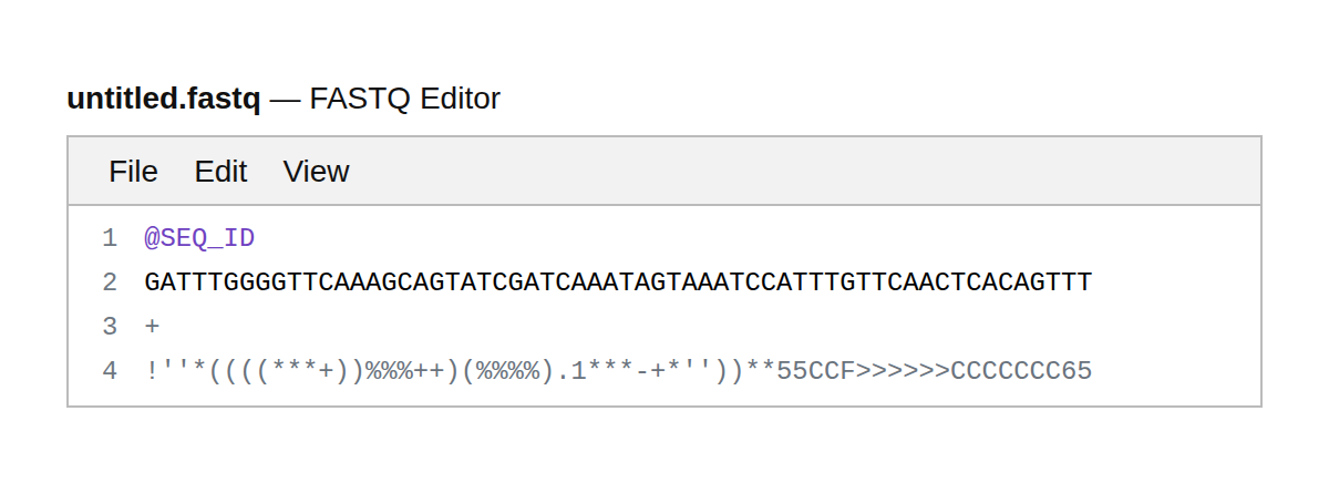 FASTQ Editor