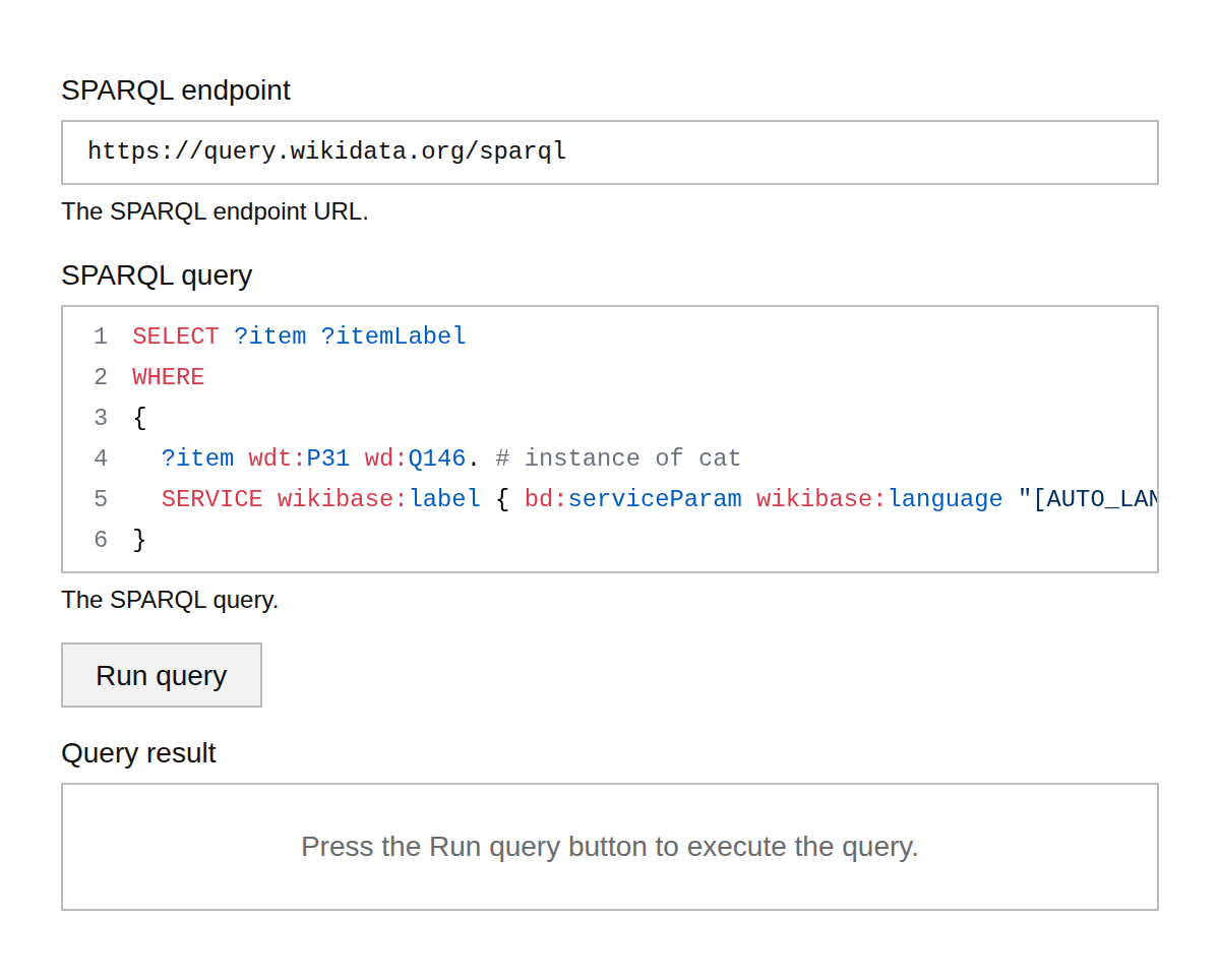 SPARQL Client