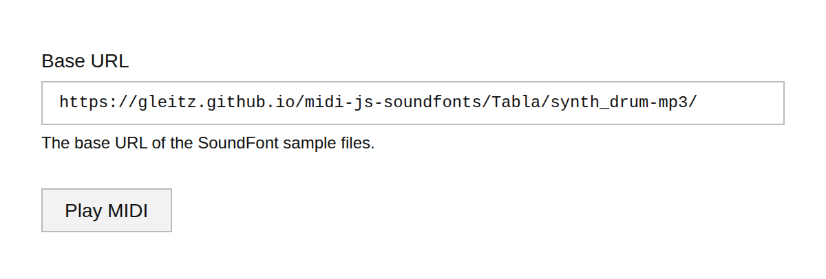 SoundFont Player