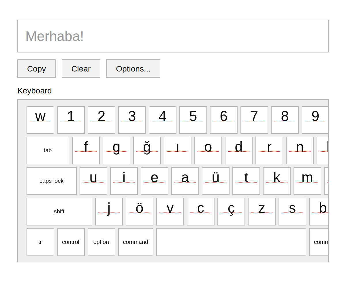 Turkish Keyboard