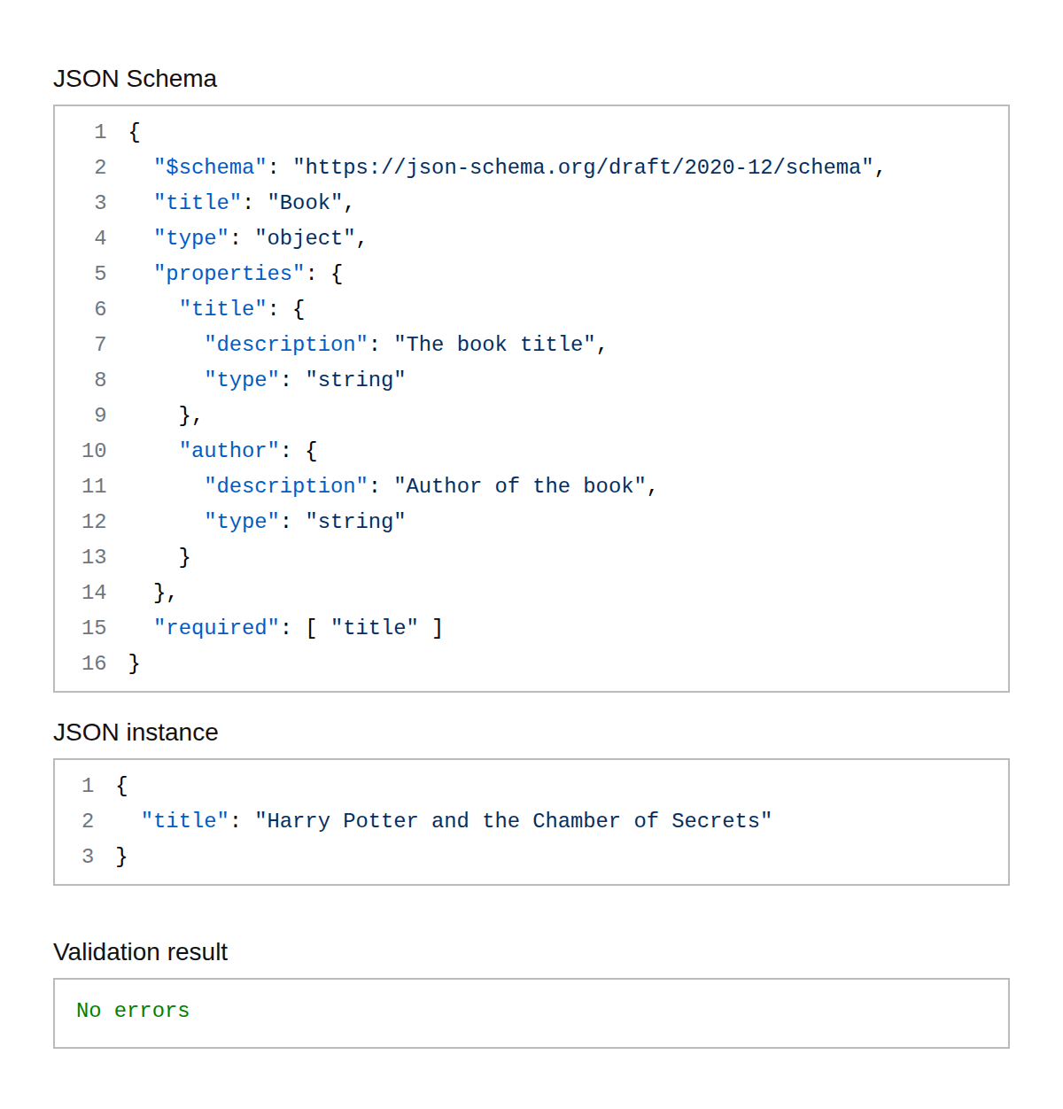 JSON Validator