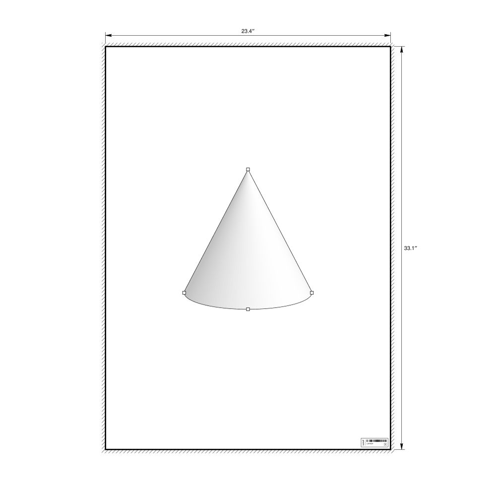 Leskoff Cone Poster, Feature View, image 1 of 1