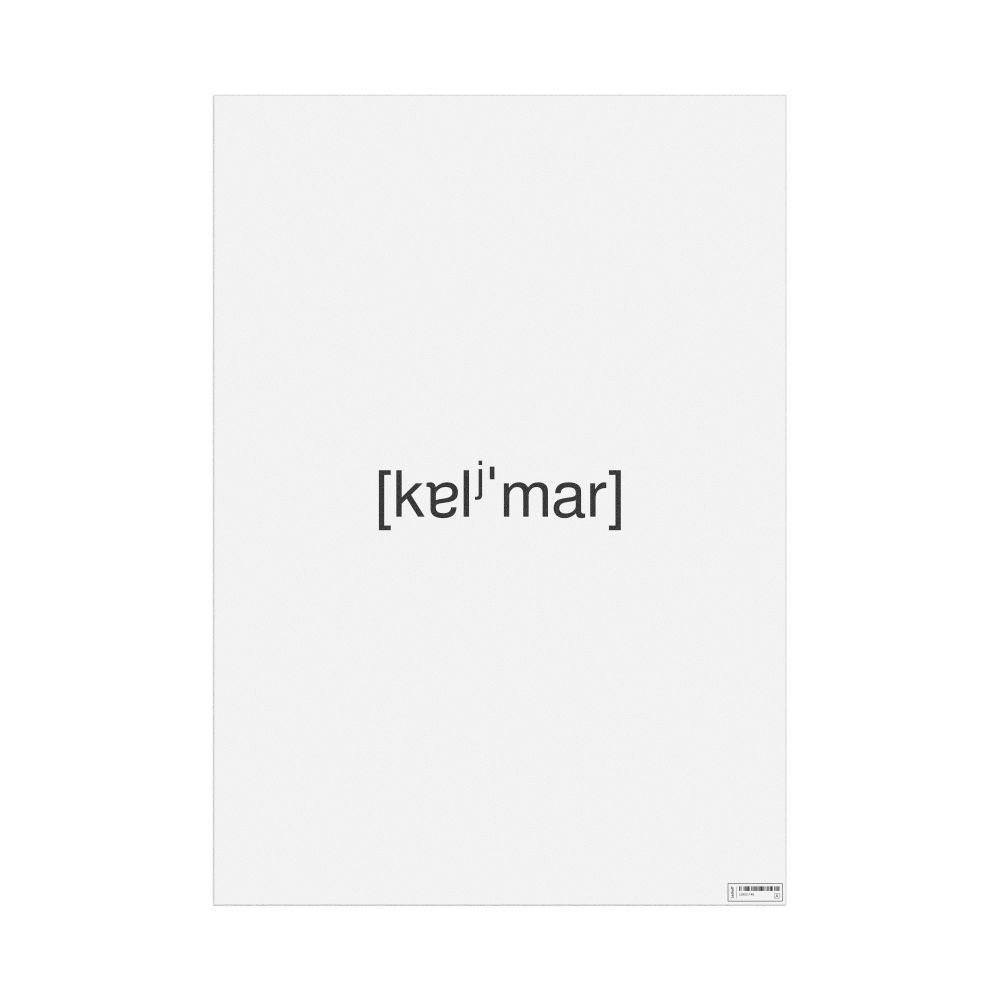 Leskoff кальмар IPA Transcription Poster, image 1 of 1