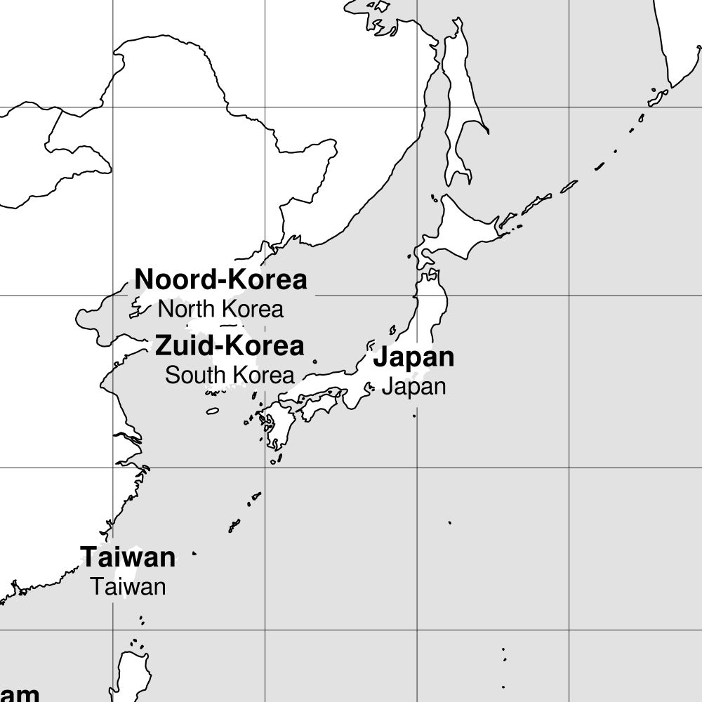 Leskoff World Wall Map (World Map Poster), Dutch/English-Labeled, image 2 of 2