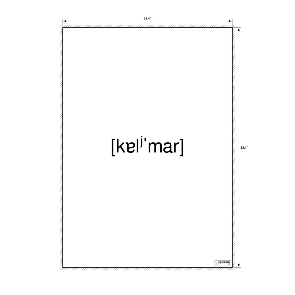 Leskoff кальмар IPA Transcription Poster, image 1 of 1