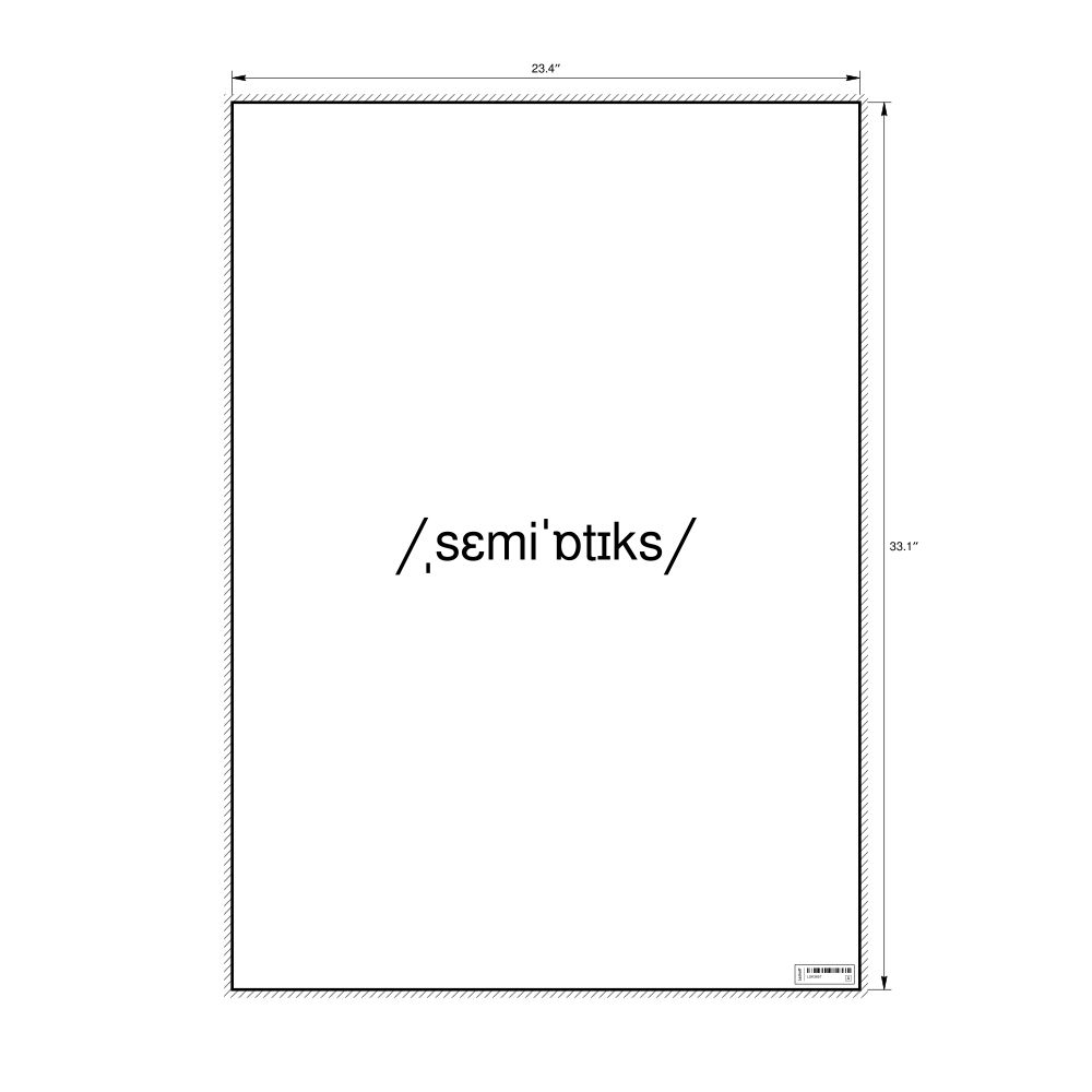 Leskoff semiotics IPA Transcription Poster, image 1 of 1