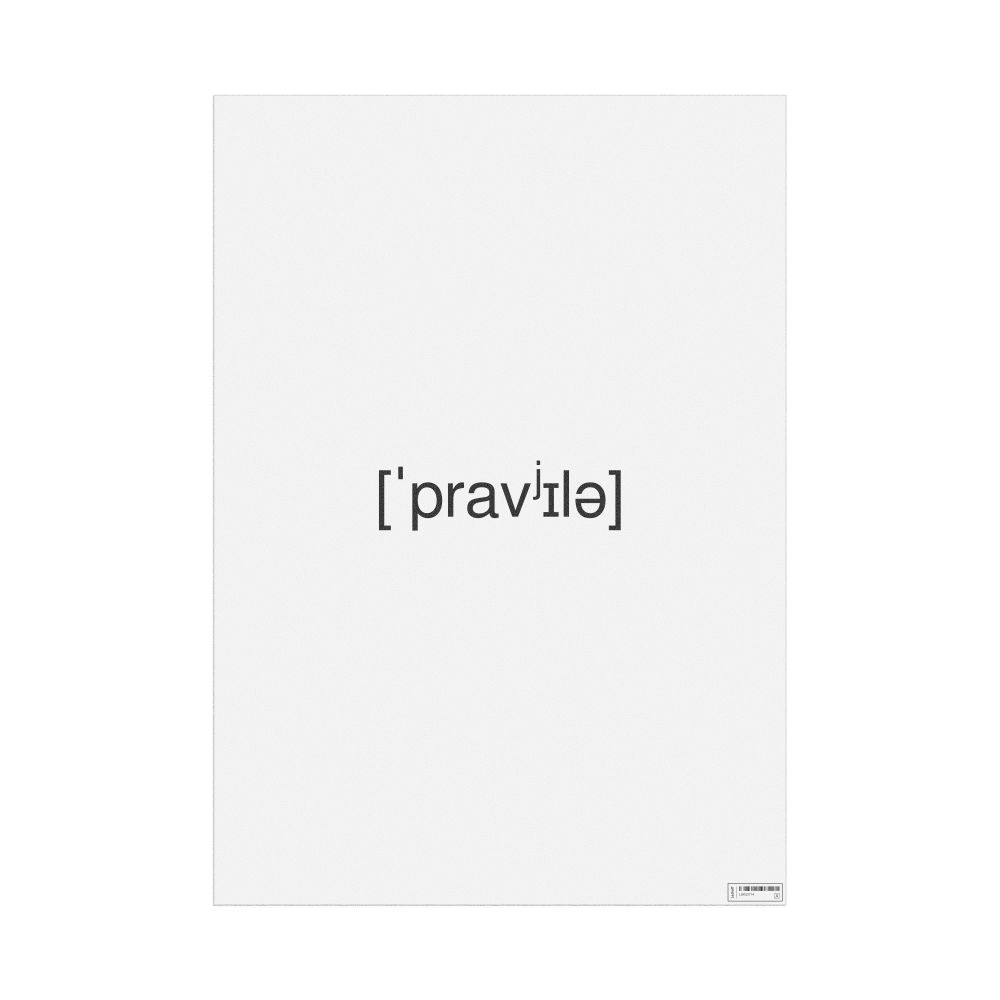 Leskoff правило IPA Transcription Poster, image 1 of 1