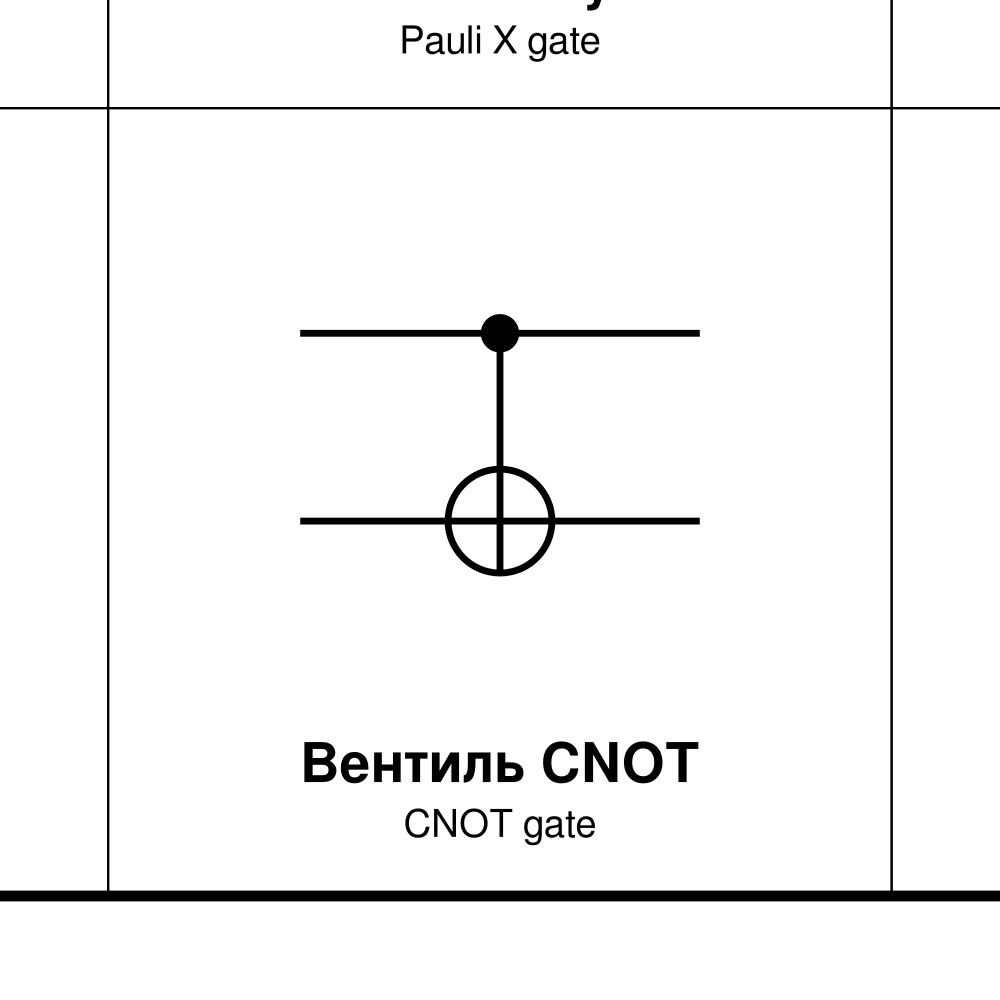 Leskoff Quantum Gates Wall Chart (Quantum Gates Poster), Russian/English-Labeled, image 2 of 2