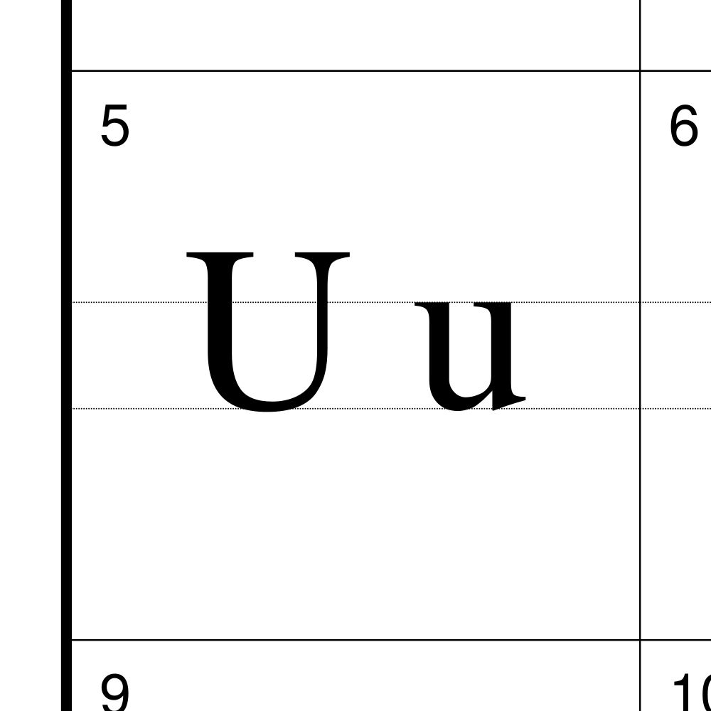 Leskoff Samoan Alphabet Chart, 8.3 x 11.7 in (21.0 x 29.7 cm, Desk Chart, Laminated), Romanian-Labeled, image 2 of 2