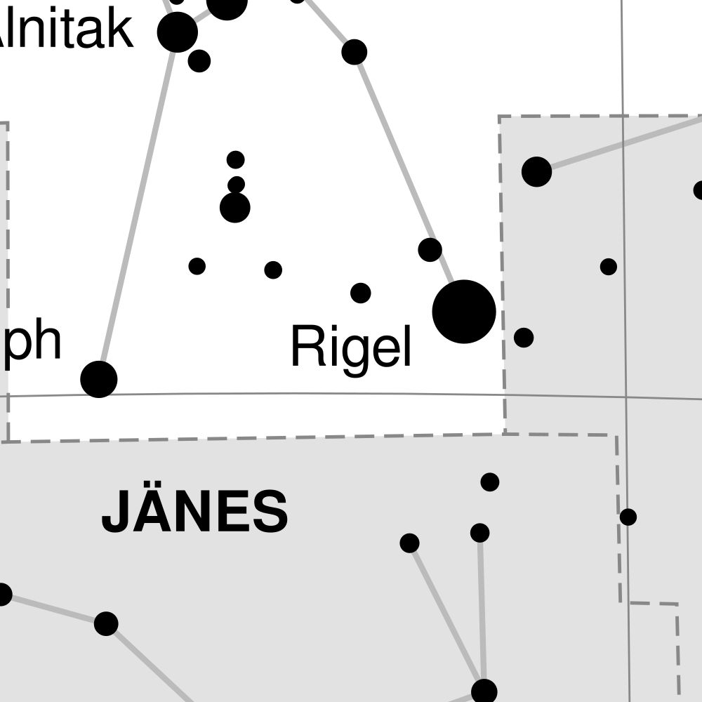 Leskoff Orion Constellation Poster, Estonian-Labeled, image 2 of 3