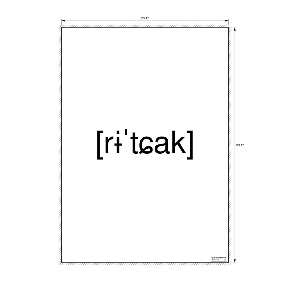 Leskoff рычаг IPA Transcription Poster, image 1 of 1