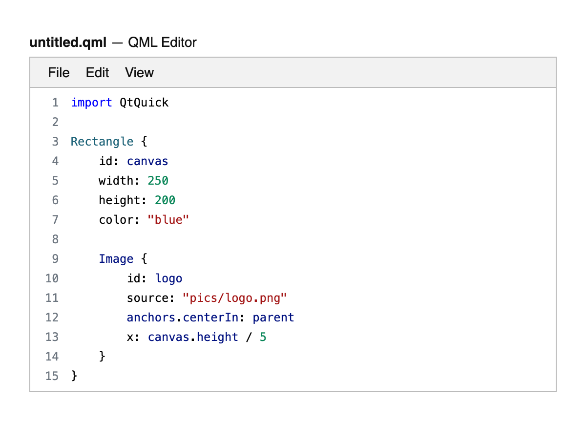 QML Editor