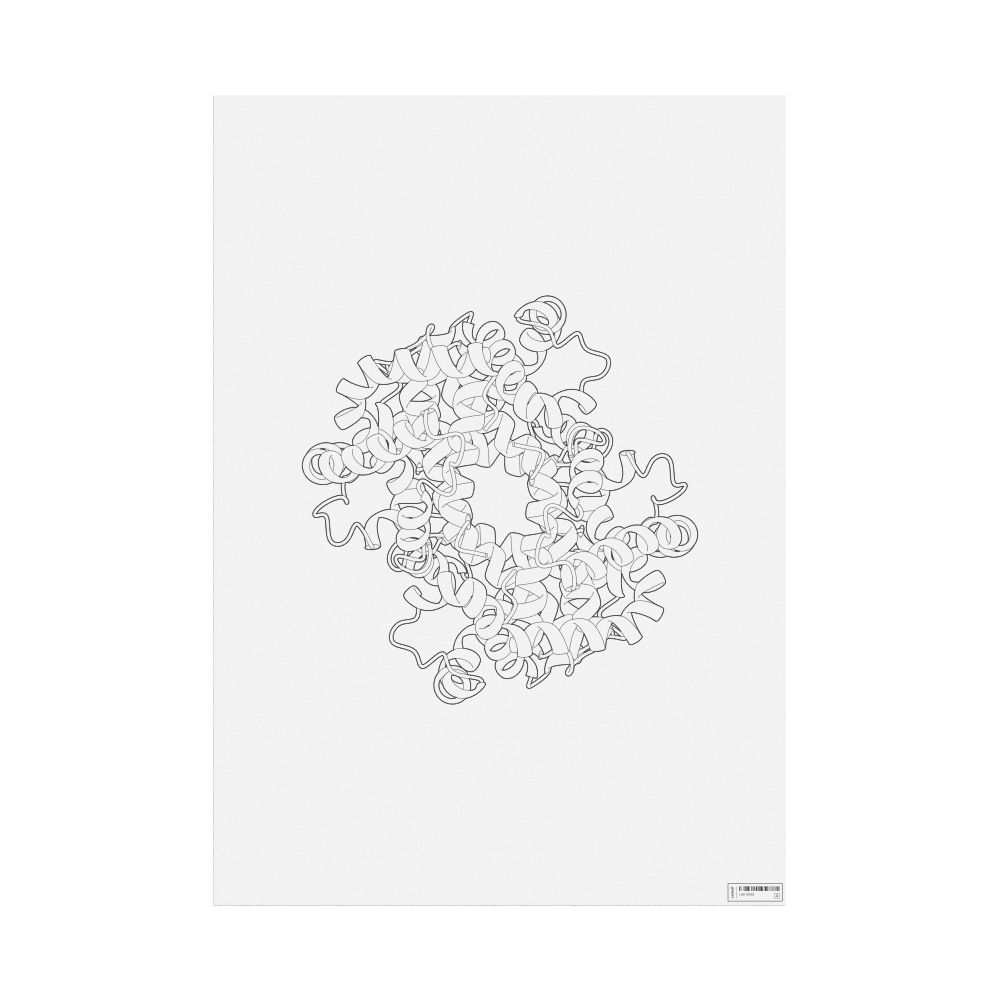 Leskoff Hemoglobin Poster, Technical Illustration, image 1 of 1