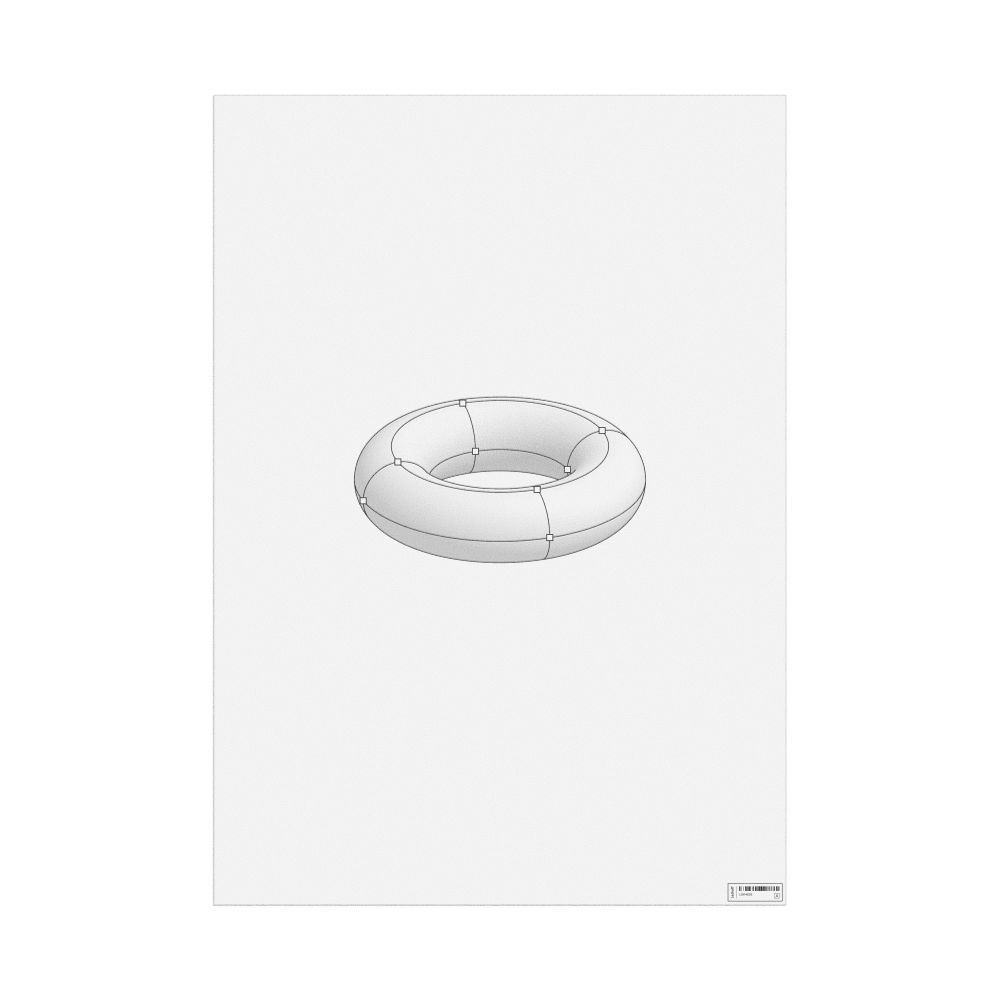 Leskoff Torus Poster, Feature View, image 1 of 1