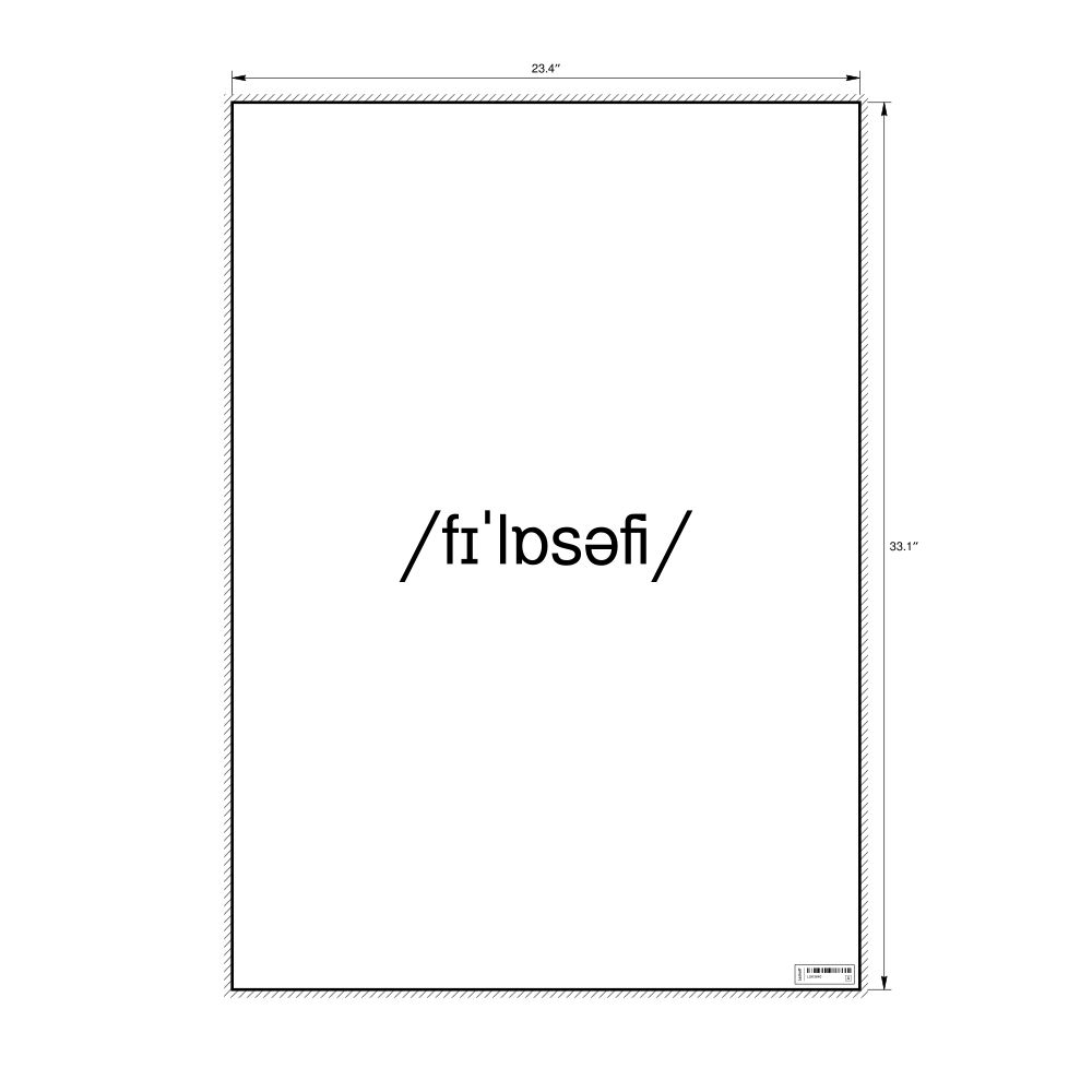 Leskoff philosophy IPA Transcription Poster, image 1 of 1