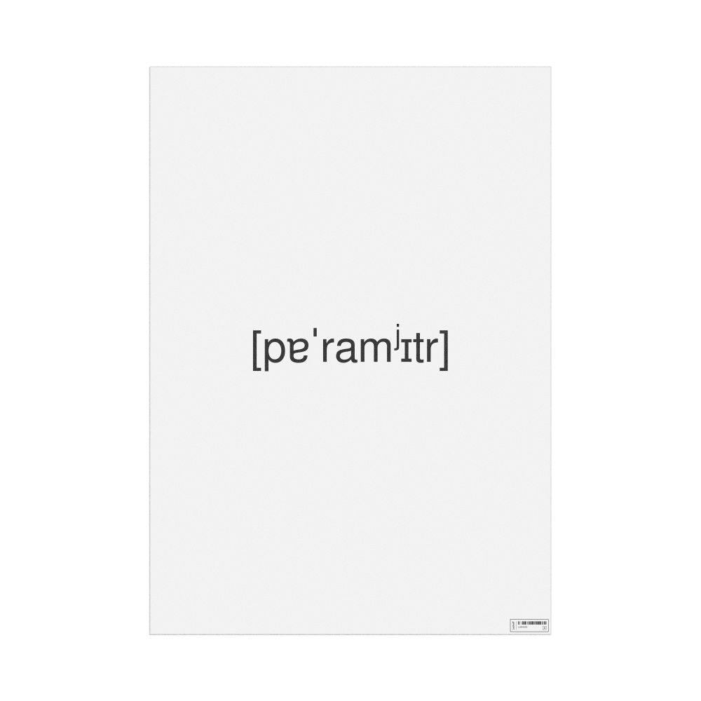 Leskoff параметр IPA Transcription Poster, image 1 of 1