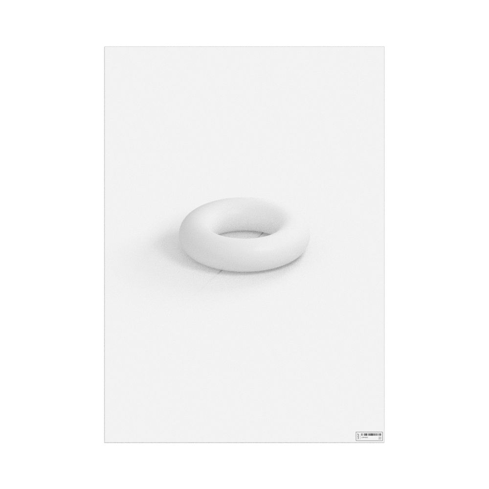 Leskoff Torus Poster, Solid Shape, image 1 of 1
