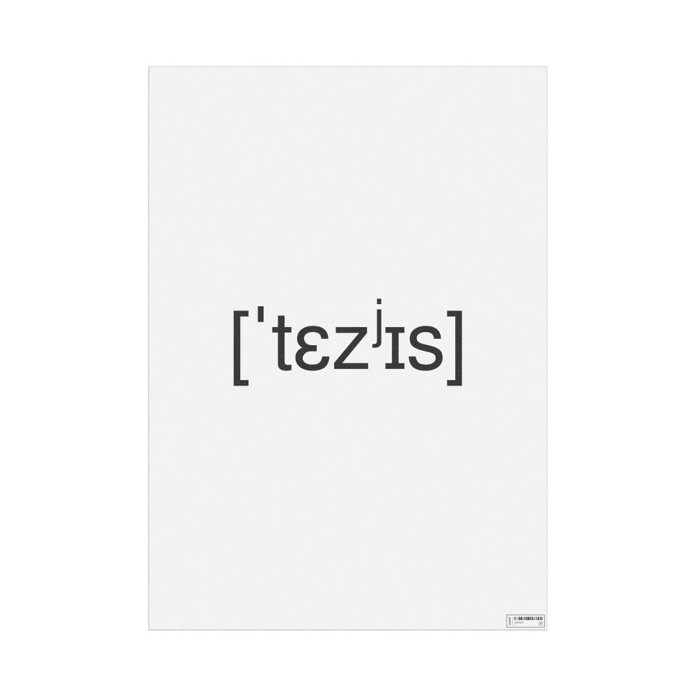 Leskoff тезис IPA Transcription Poster, image 1 of 1