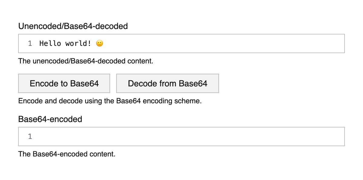 Base64 Encoder and Decoder