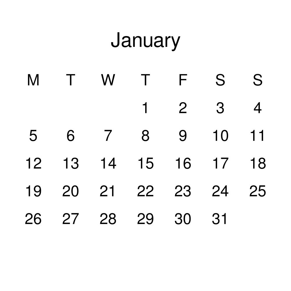 Leskoff 2026 Wall Calendar, English-Labeled, Monday-Start Layout, Poster / Wall Print, 23.4 x 33.1 in (59.4 x 84.1 cm), image 2 of 2