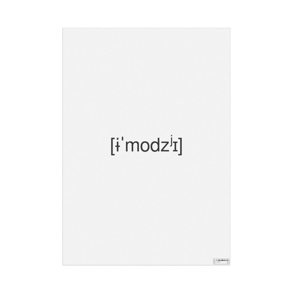 Leskoff эмодзи IPA Transcription Poster, image 1 of 1