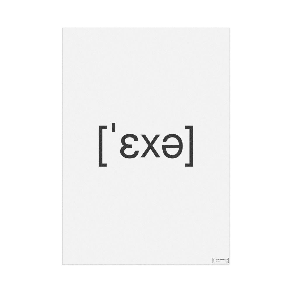 Leskoff эхо IPA Transcription Poster, image 1 of 1