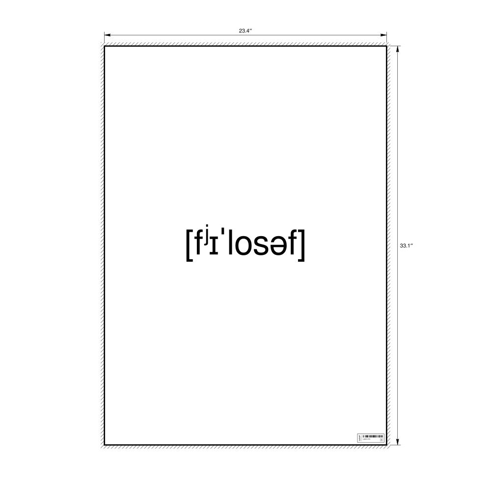 Leskoff философ IPA Transcription Poster, image 1 of 1