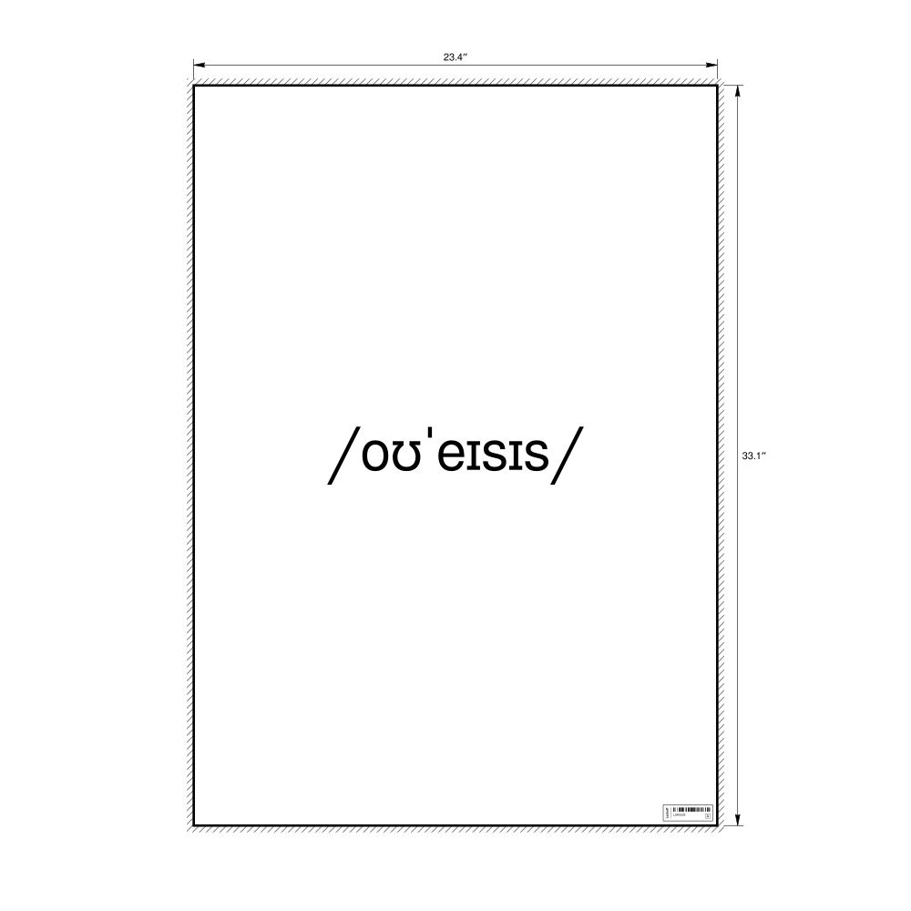 Leskoff oasis IPA Transcription Poster, image 1 of 1