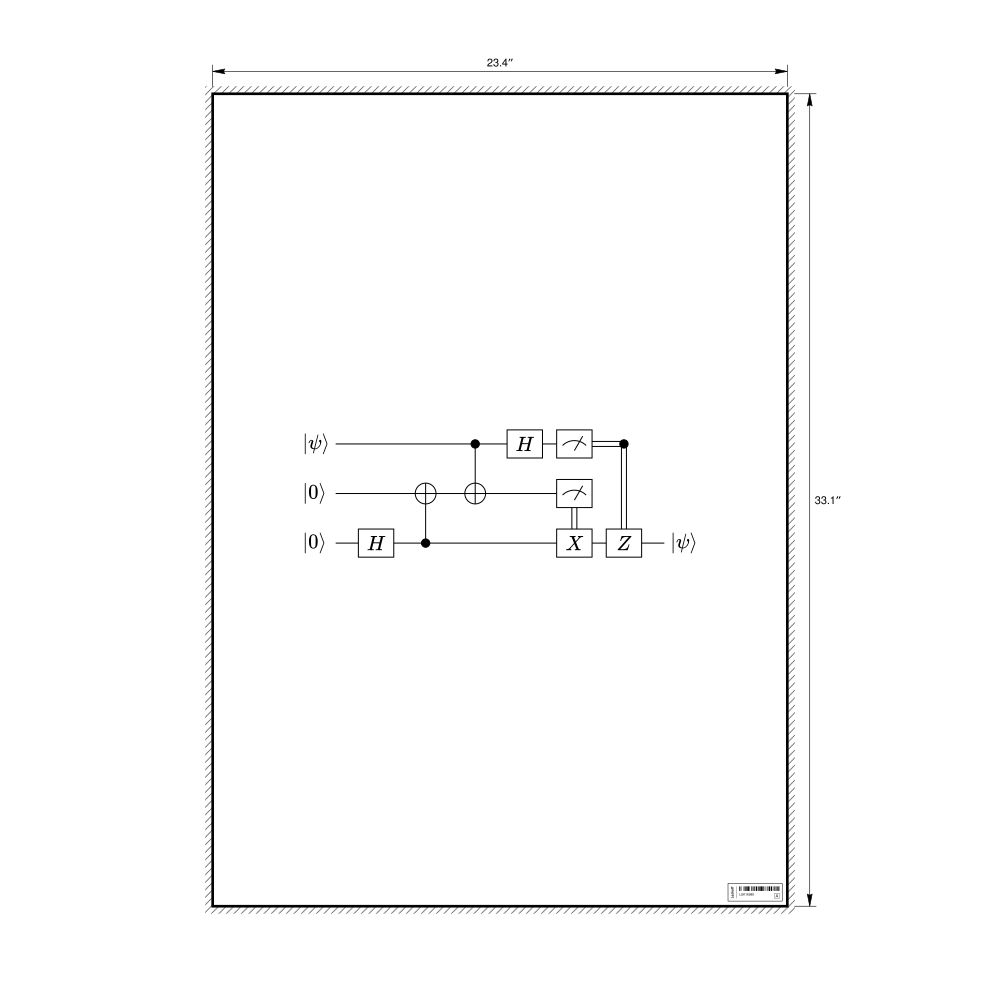 Leskoff Quantum Teleportation Poster, image 1 of 1
