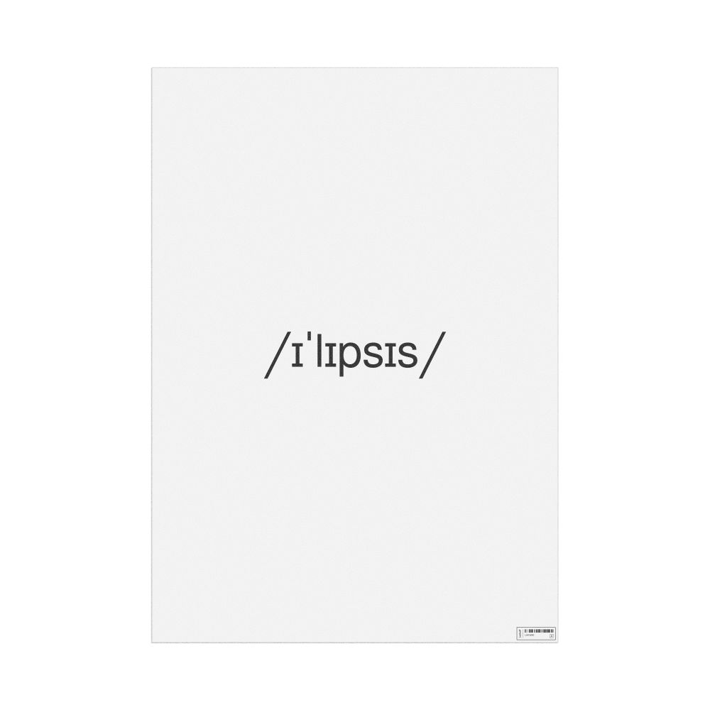 Leskoff ellipsis IPA Transcription Poster, image 1 of 1