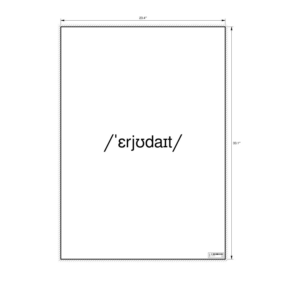 Leskoff erudite IPA Transcription Poster, image 1 of 1