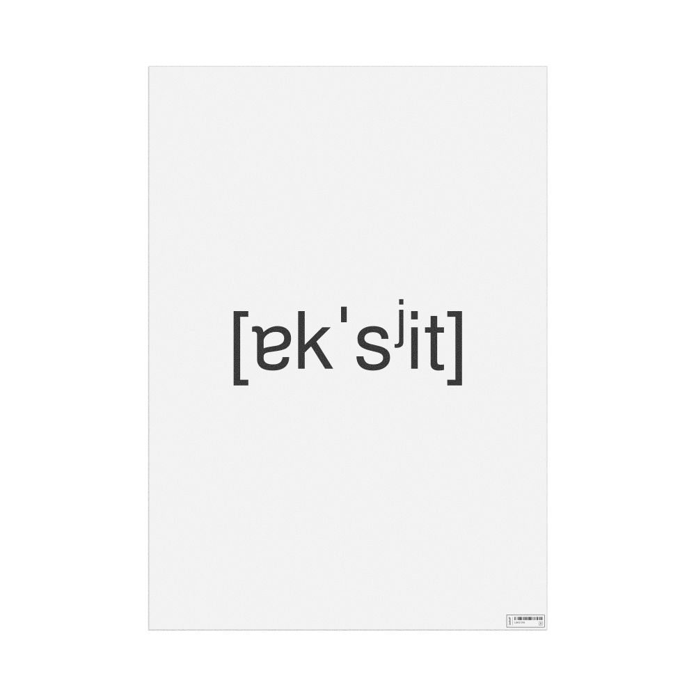 Leskoff оксид IPA Transcription Poster, image 1 of 1