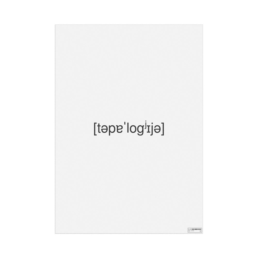 Leskoff топология IPA Transcription Poster, image 1 of 1