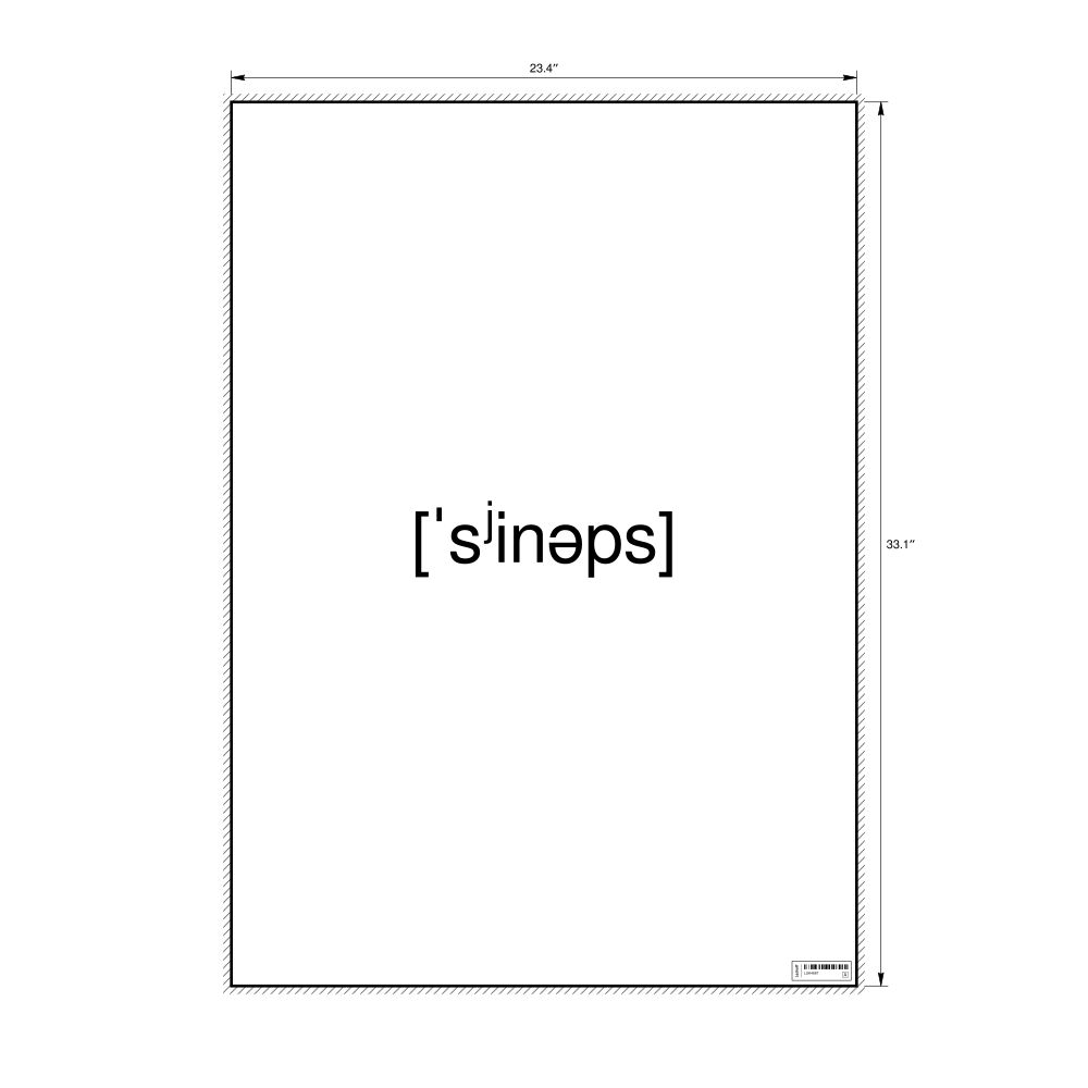 Leskoff синапс IPA Transcription Poster, image 1 of 1