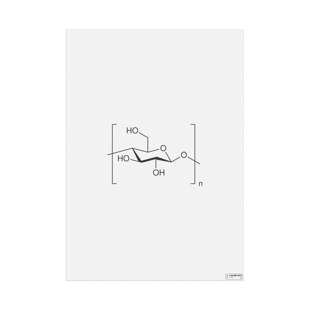 Leskoff Cellulose Molecule Poster, 2D Structure, image 1 of 1