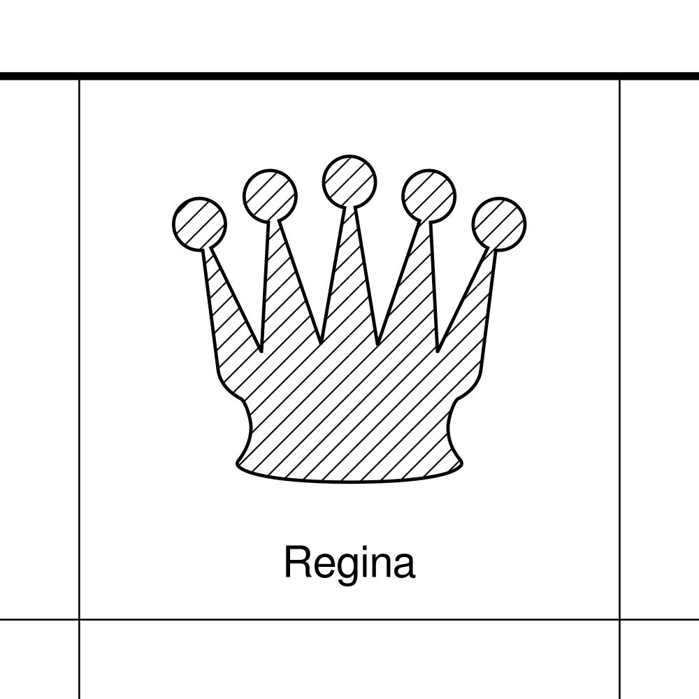 Leskoff Chess Pieces Poster, Italian-Labeled, image 2 of 2