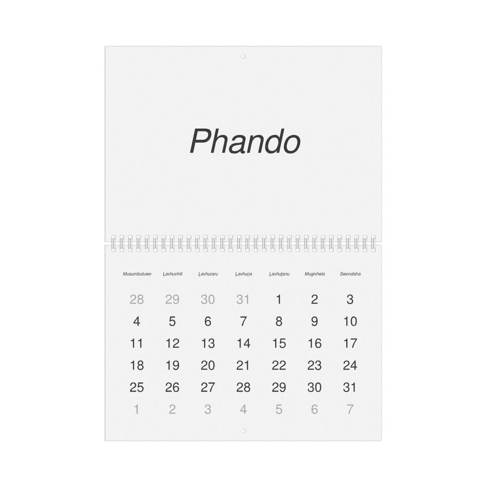 Leskoff 2027 Wall Calendar, Venda-Labeled, Monday-Start Layout, Wire-Bound, 11.7 x 8.3 in (29.7 x 21.0 cm), image 1 of 1