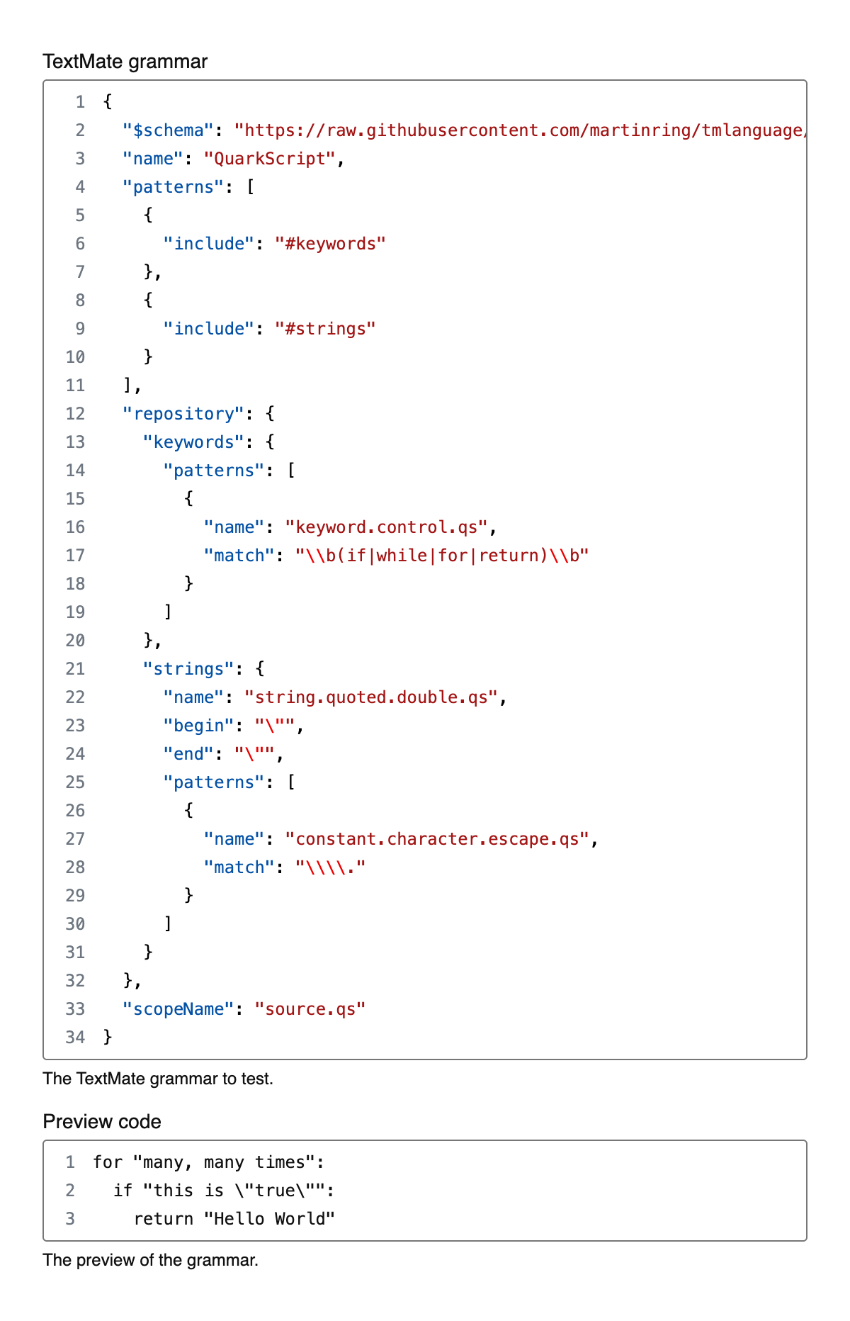 TextMate Grammar Testing Tool