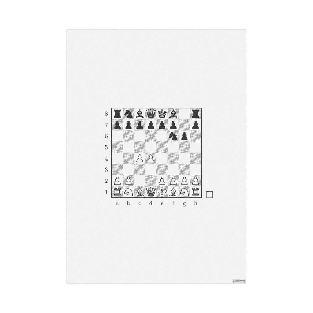 Leskoff King's Indian Defense Poster, image 1 of 1