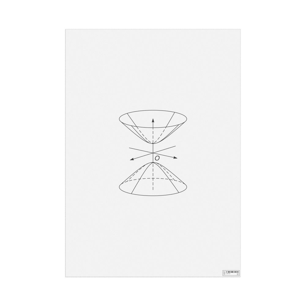 Leskoff Hyperboloid of Two Sheets Poster, Clean View, image 1 of 1