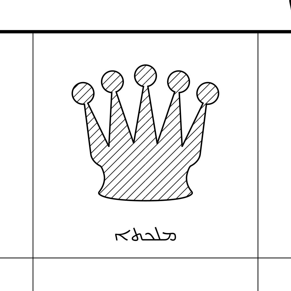 Leskoff Chess Pieces Poster, Assyrian Neo-Aramaic-Labeled, image 2 of 2