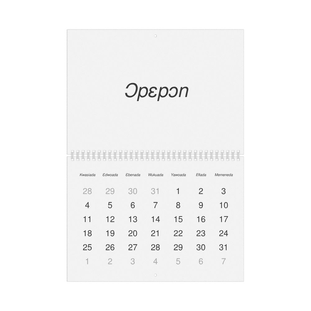 Leskoff 2026 Wall Calendar, Twi-Labeled, Sunday-Start Layout, Wire-Bound, 11.7 x 8.3 in (29.7 x 21.0 cm), image 1 of 1