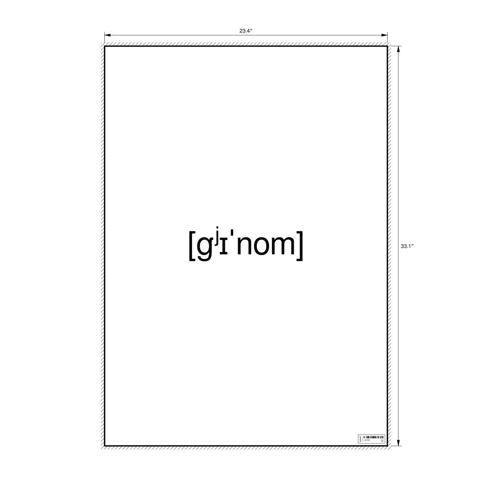 Leskoff геном IPA Transcription Poster, image 1 of 1