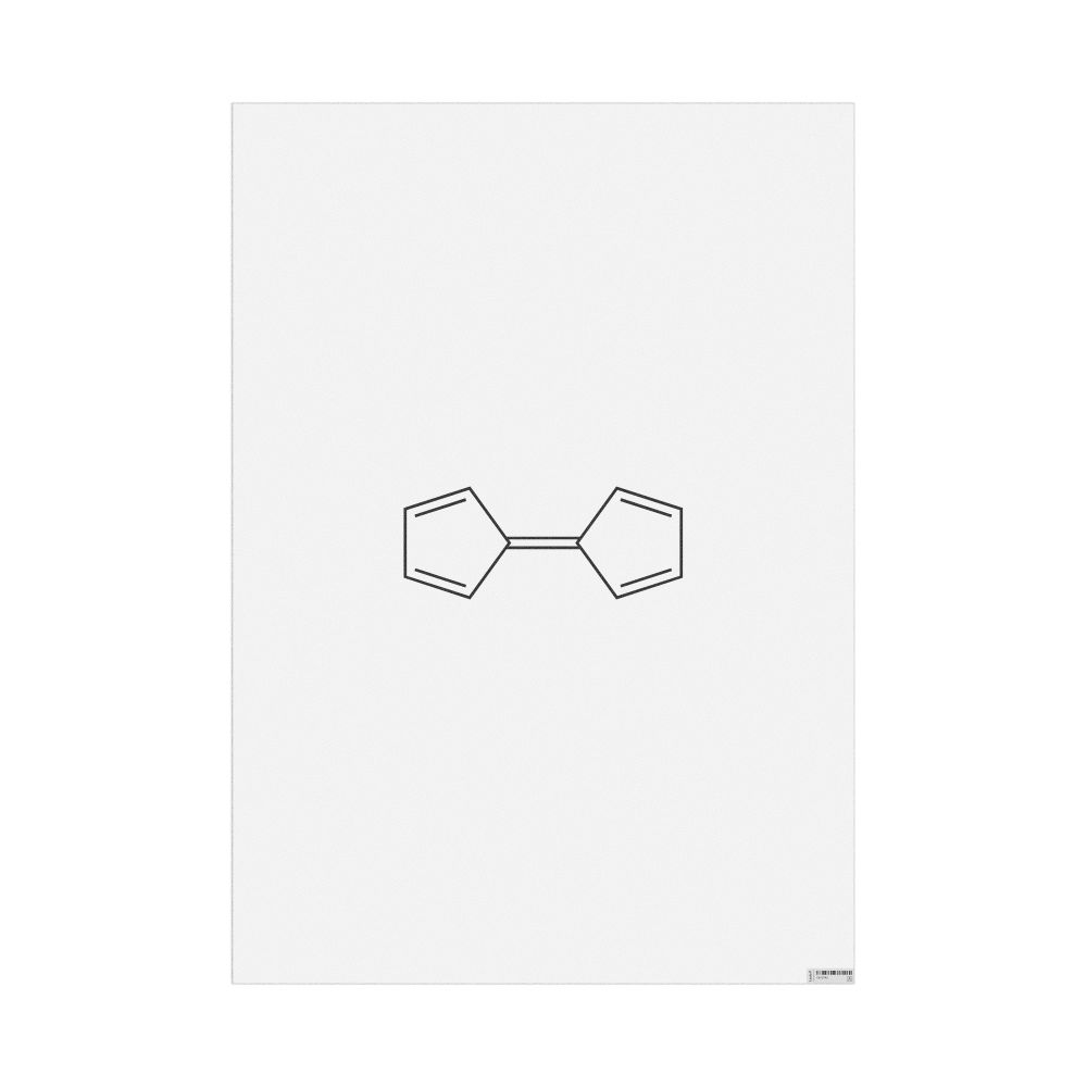 Leskoff Fulvalene Molecule Poster, 2D Structure, image 1 of 1