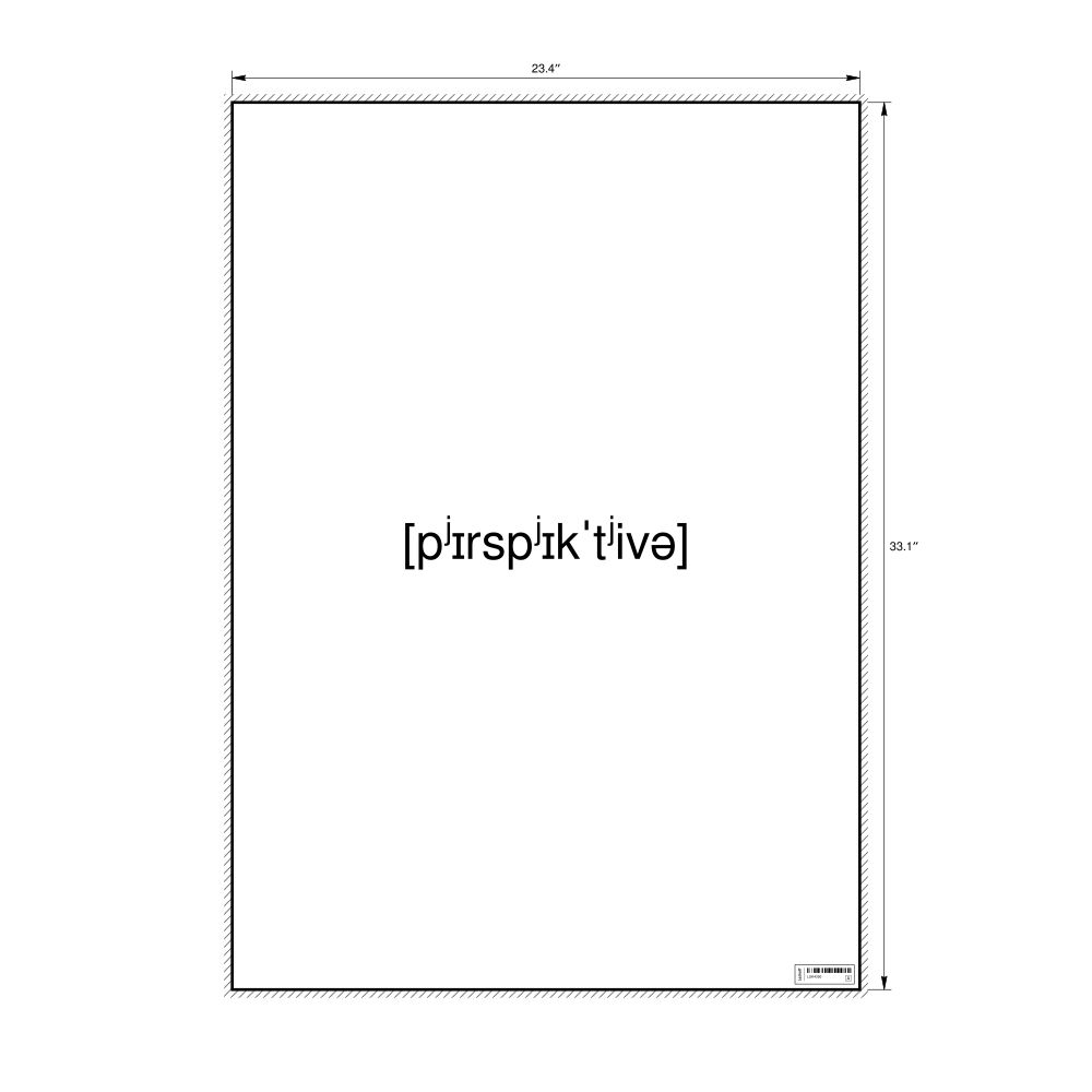 Leskoff перспектива IPA Transcription Poster, image 1 of 1