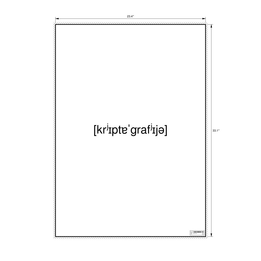 Leskoff криптография IPA Transcription Poster, image 1 of 1