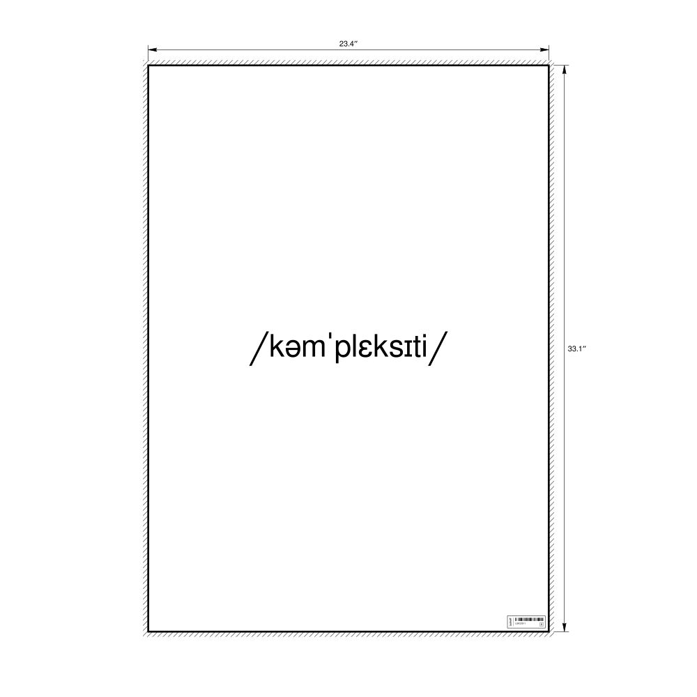 Leskoff complexity IPA Transcription Poster, image 1 of 1