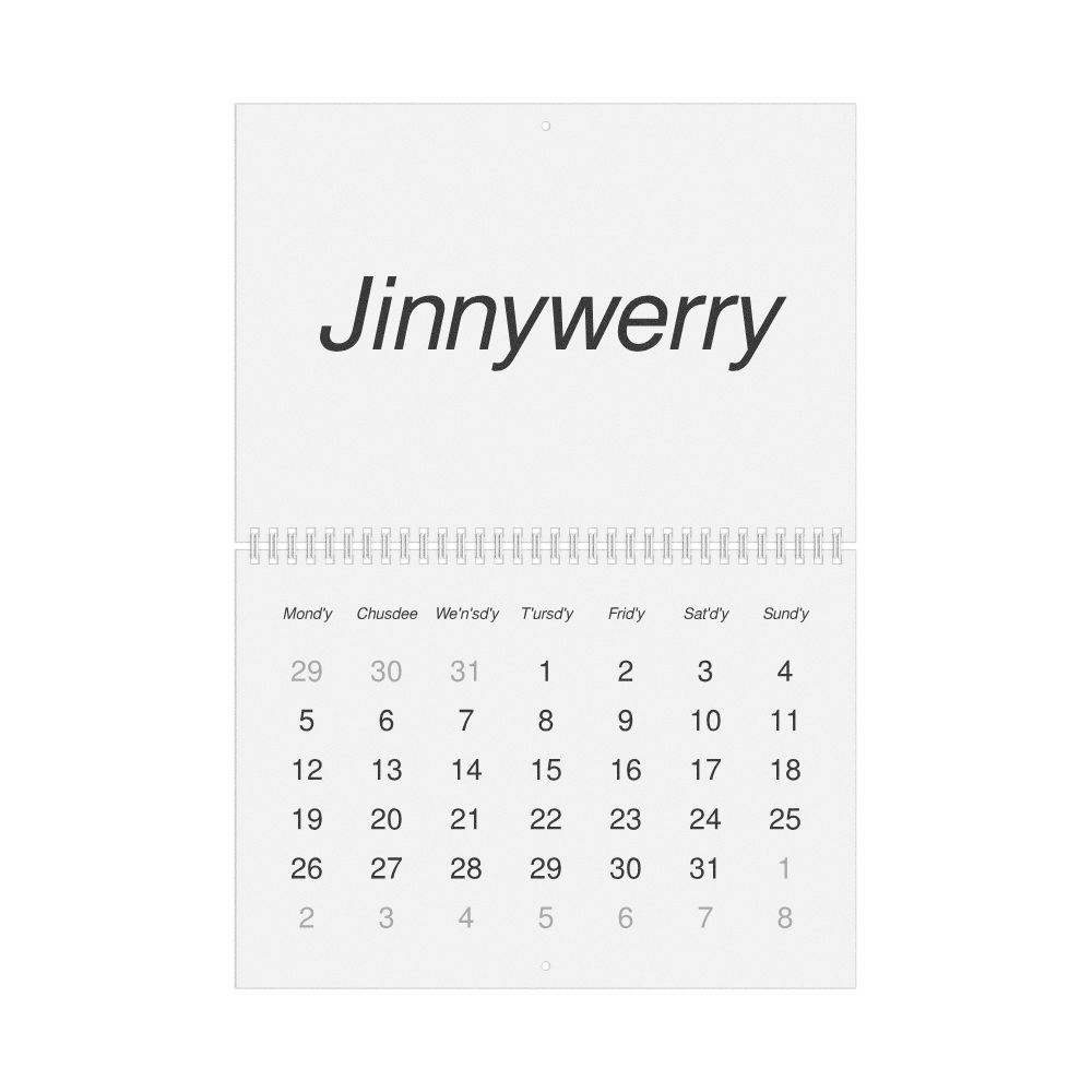 Leskoff 2026 Wall Calendar, Gullah-Labeled, Monday-Start Layout, Wire-Bound, 11.7 x 8.3 in (29.7 x 21.0 cm), image 1 of 1